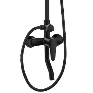 Душевая система OneLife P01-911b черный матовый